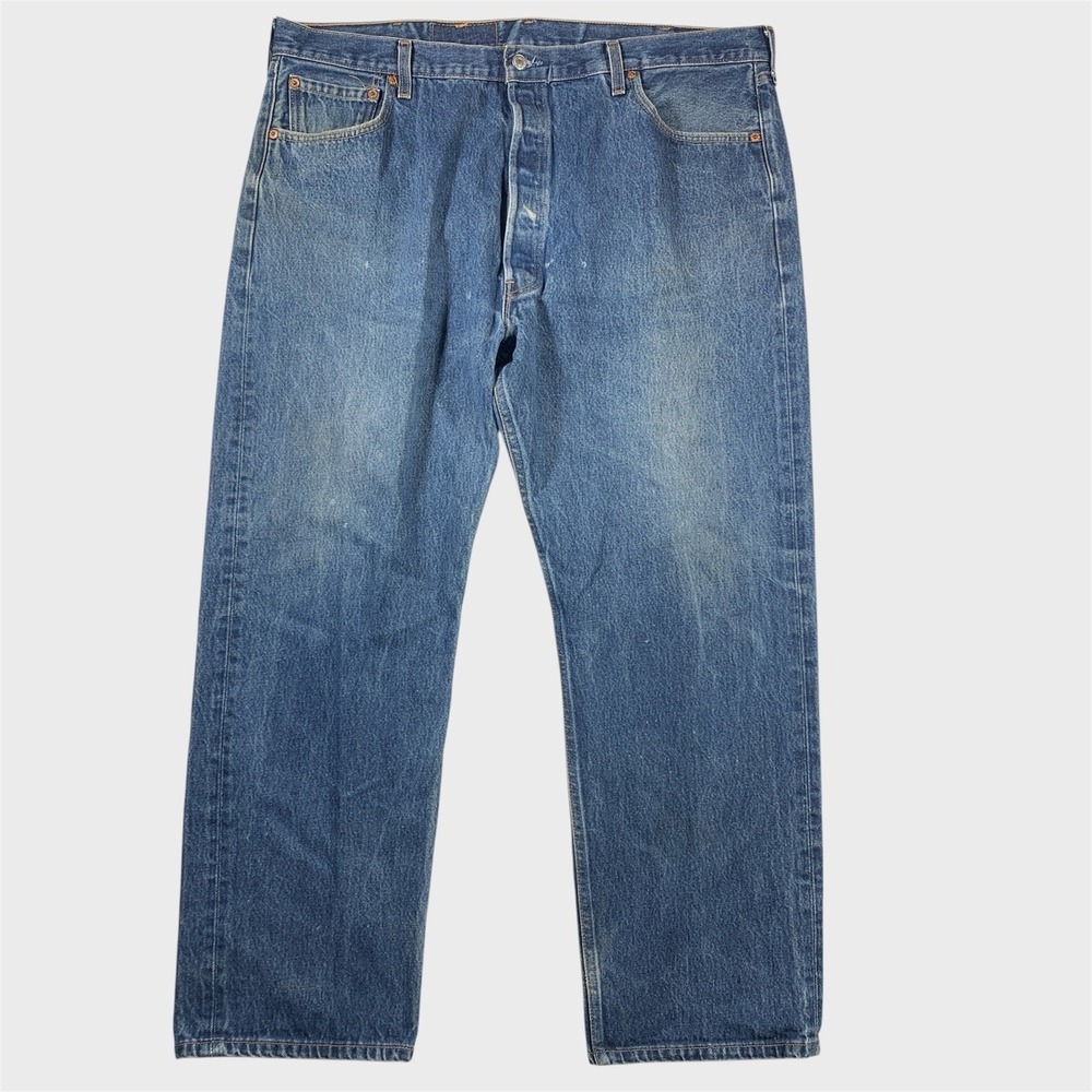 VTG 90s Levi's 501XX Jeans Mens 44x32 Fit 38x30 Button Fly Original Fit Made USA